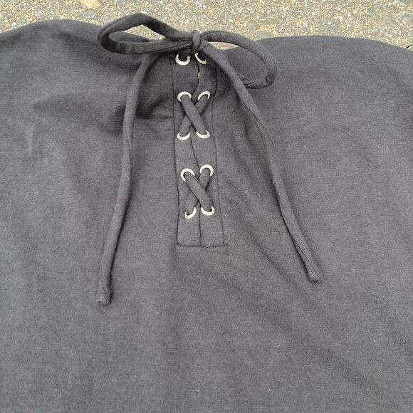 Forever 21 “Dukes of Dallas” Black Lace Up Strapless Bodysuit, Large Juniors NWT - Picture 2 of 7